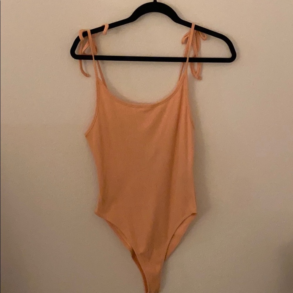 Peach bodysuit